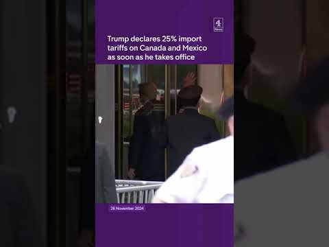 Trump to set tariffs on Canada and Mexico imports