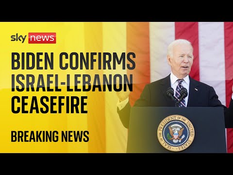President Joe Biden announces Israel and Lebanon have approved a ceasefire deal