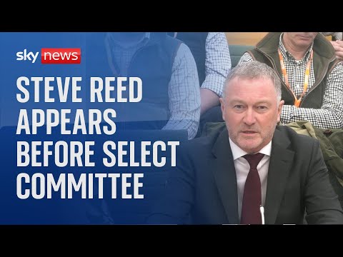 Watch live: Steve Reed appears before the Lords’ Environment and Climate Change committee