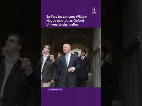 Ex-Tory leader is new Oxford Uni chancellor