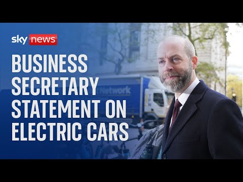 Business Secretary delivers statement on electric vehicle mandate