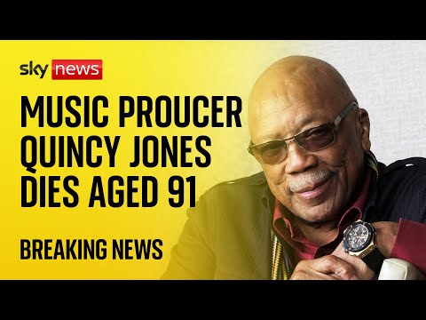 American music producer Quincy Jones dies