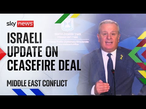 Israeli spokesperson delivers update on Israel-Hezbollah ceasefire