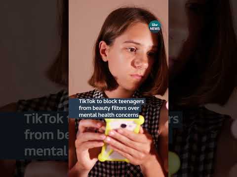TikTok to block teenagers from beauty filters over mental health concerns | ITV News