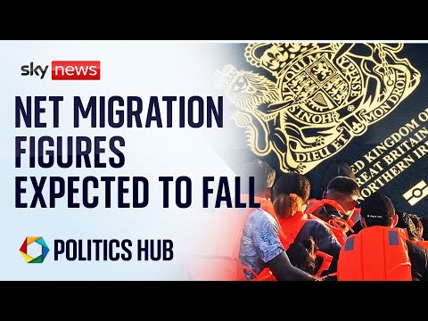 Sky News visits Dover as net migration figures are expected to fall