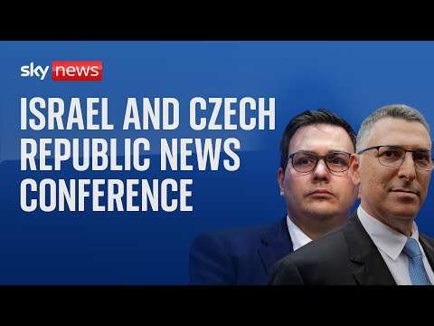 Watch live: Israel’s Foreign Minister holds a news conference with the Czech Foreign Minister