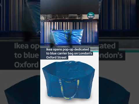 Ikea opens pop-up dedicated to blue carrier bag on London’s Oxford Street | ITV News