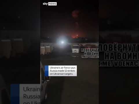 Video shows missile strike in western Ukraine