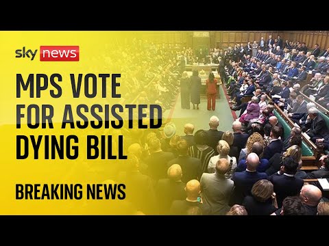 BREAKING: MPs vote in favour of assisted dying bill