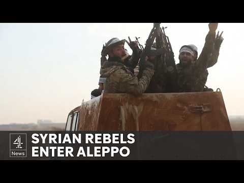 Syrian rebels reach city of Aleppo eight years after being driven out