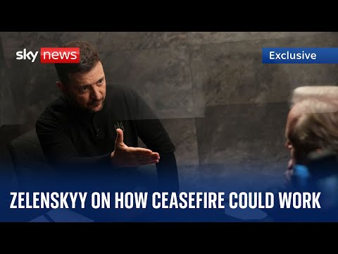 Zelenskyy sets out Ukraine’s conditions for potential ceasefire – and says he will work with Trump