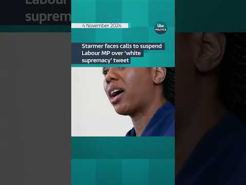 Starmer faces call to suspend Labour MP over ‘white supremacy’ tweet #itvnews #shorts