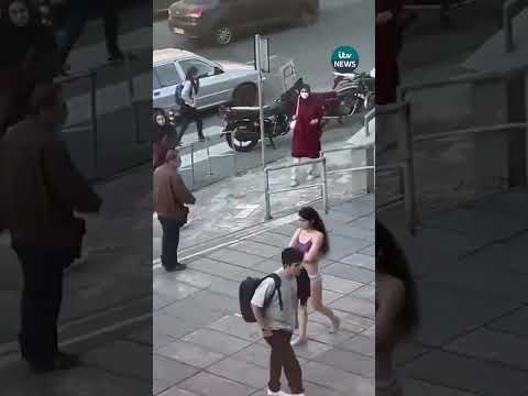 Student ‘violently arrested’ for ‘protesting’ in her underwear #itvnews