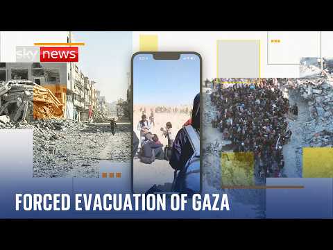 Video: Inside forced evacuation of civilians from northern Gaza