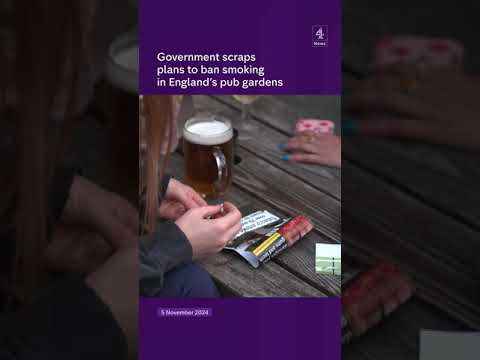 Government scraps plans to ban smoking in England’s pub gardens