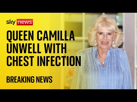 Queen Camilla cancels engagements after falling unwell with chest infection