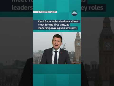 Kemi Badenoch’s shadow cabinet meet for the first time #itvnews #shorts