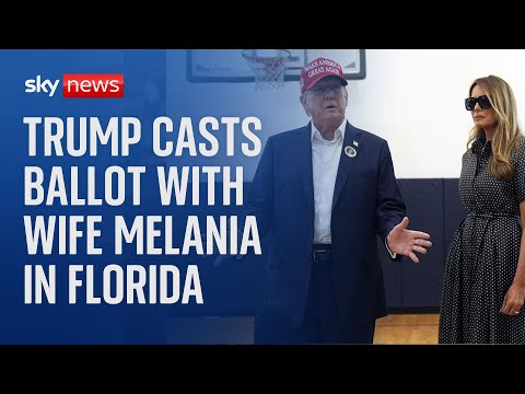 Trump says, he’s ‘very confident’ as he casts his vote in Florida | US Election