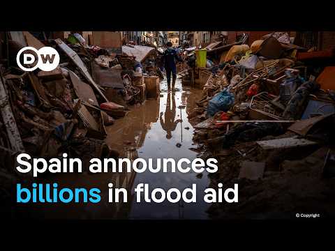 Spanish government promises €10.6 billion in  aid as flood victims call out slow response | DW News