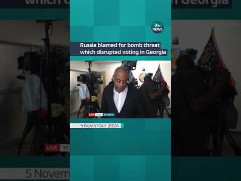 Russia blamed for bomb threat which disrupted voting in Georgia