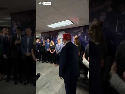 Melania Trump thanks staff