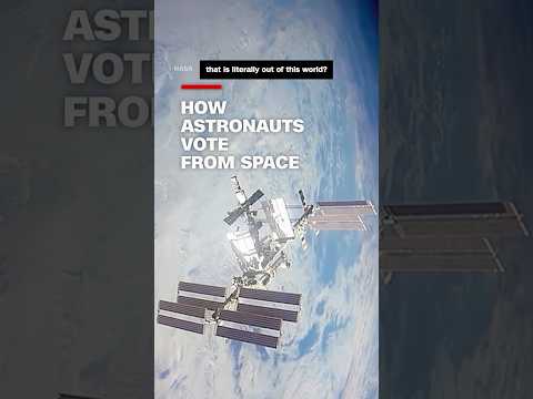 How astronauts vote from space