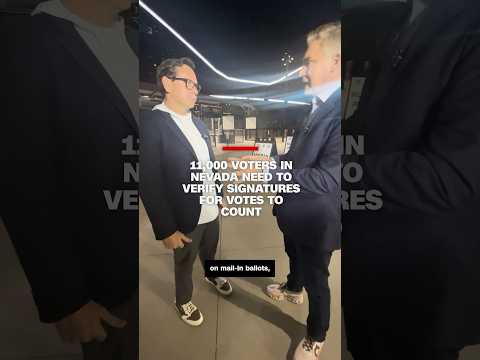 11,000 voters in Nevada need to verify signatures for votes to count
