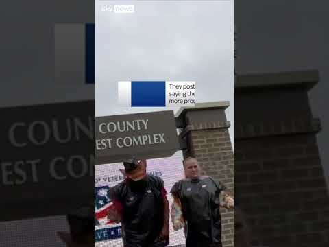 Trump supporters vote wearing garbage bags