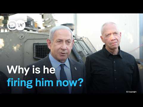 Israel’s PM Benjamin Netanyahu fires defense minister Yoav Gallant | DW News