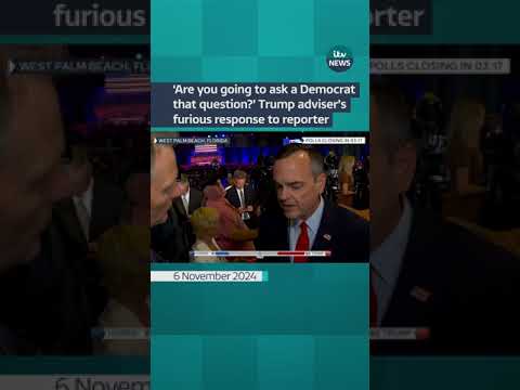 Republican adviser reacts furiously to questions from US Correspondent.