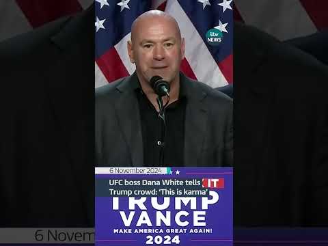 Dana White: ‘This is what happens when the machine comes after you’ #itvnews #usa #trump