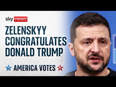 Zelenskyy congratulates Trump on ‘impressive victory’ | US election 2024