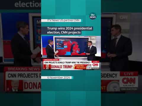 Trump wins 2024 presidential election, CNN projects  #news#itvnews