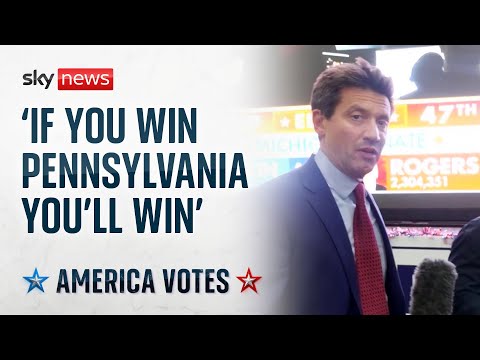 ‘If you win Pennsylvania you win the presidency’ – Sky News with Trump supporters in Bucks County