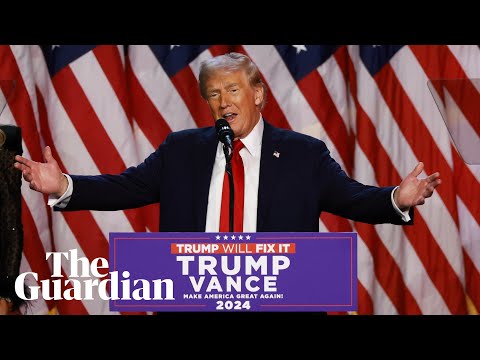Trump declares ‘magnificent victory’ in speech at election watch party