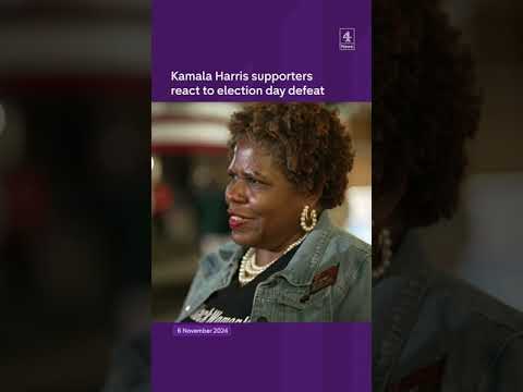Kamala Harris supporters react to election day defeat