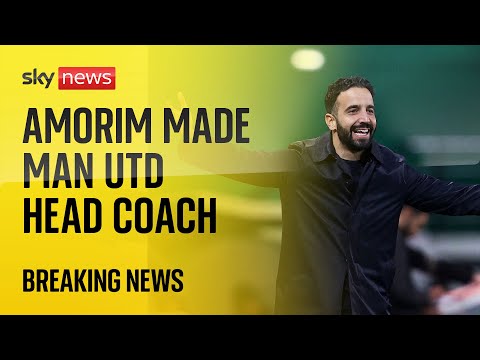 BREAKING: Manchester United appoint Ruben Amorim as new head coach