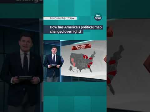 How has America’s political map changed overnight? #itvnews #shorts