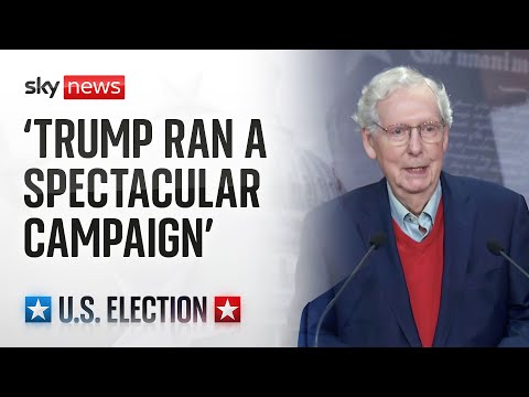 ‘Majority’s a lot better’: Senate Republican leader praises Trump campaign win