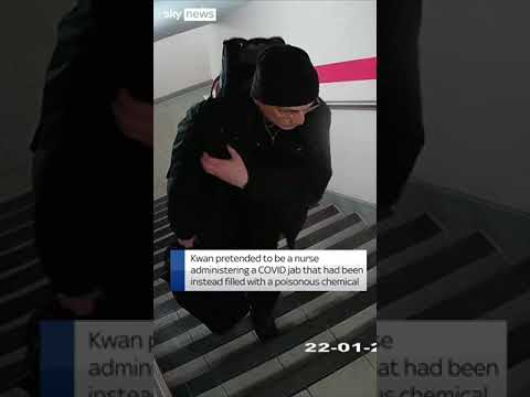 CCTV of GP who tried to poison man with fake COVID jab