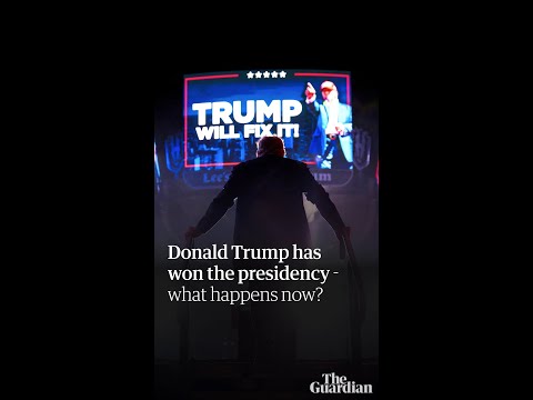 Donald Trump has won the presidency – what happens now? #shorts