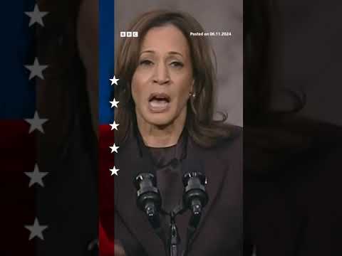 Kamala Harris said ‘the light of America will always burn bright’. #KamalaHarris #BBCNews