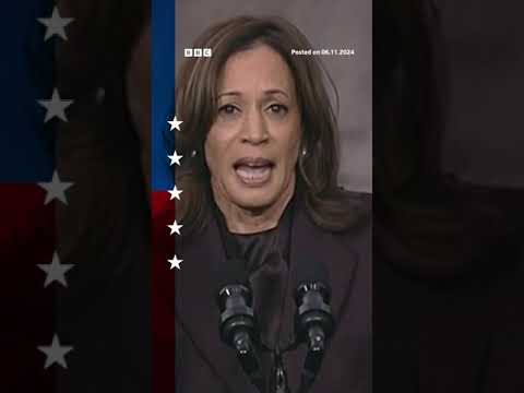 Kamala Harris said ‘we must accept the results of this election’. #KamalaHarris #BBCNews