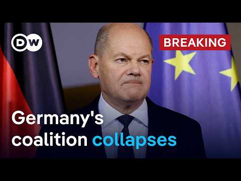Germany’s coalition collapses as confidence vote planned | DW News