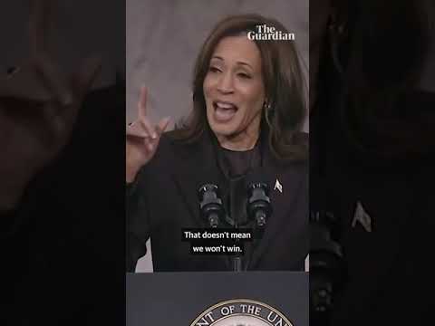 Kamala Harris concedes to Donald Trump: “Don’t ever give up” #uselection2024 #politics