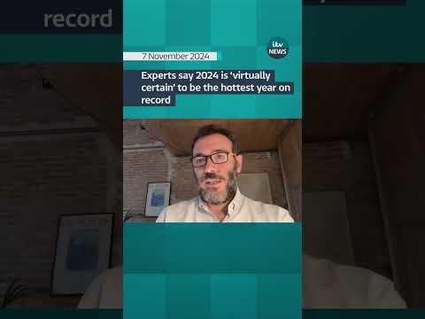 Experts say 2024 is ‘virtually certain’ to be the hottest year on record #itvnews #shorts