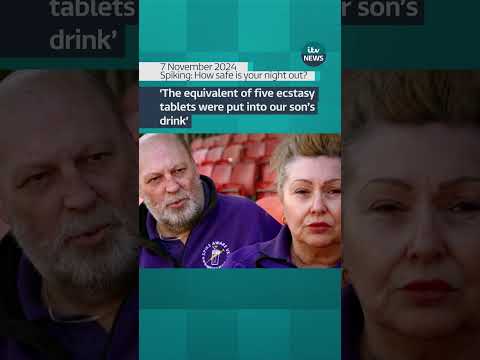 ‘The equivalent of five ecstasy tablets were put into our son’s drink’ #itvnews