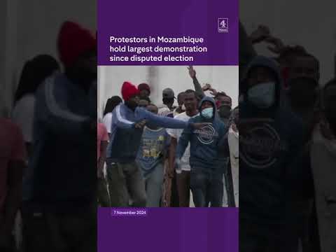 Mozambique election protest