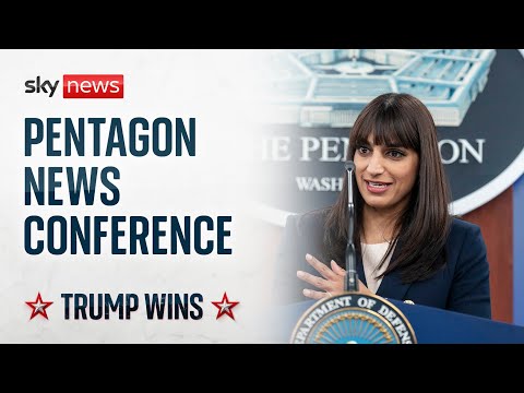 Watch live: Pentagon news conference after Trump’s historic US election victory