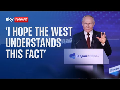 ‘Russia does not see Western civilisation as an enemy,’ says Vladimir Putin